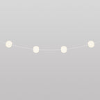 Lichterkette mit 4 Lichtpunkten für den Außenbereich IP67 Weiß Sand - Marina4 Cherry
