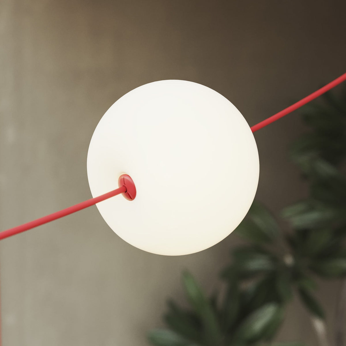 Lichterkette mit 4 Lichtpunkten für den Außenbereich IP67 Rot Seestern - Marina4 Cherry – Ansicht 3