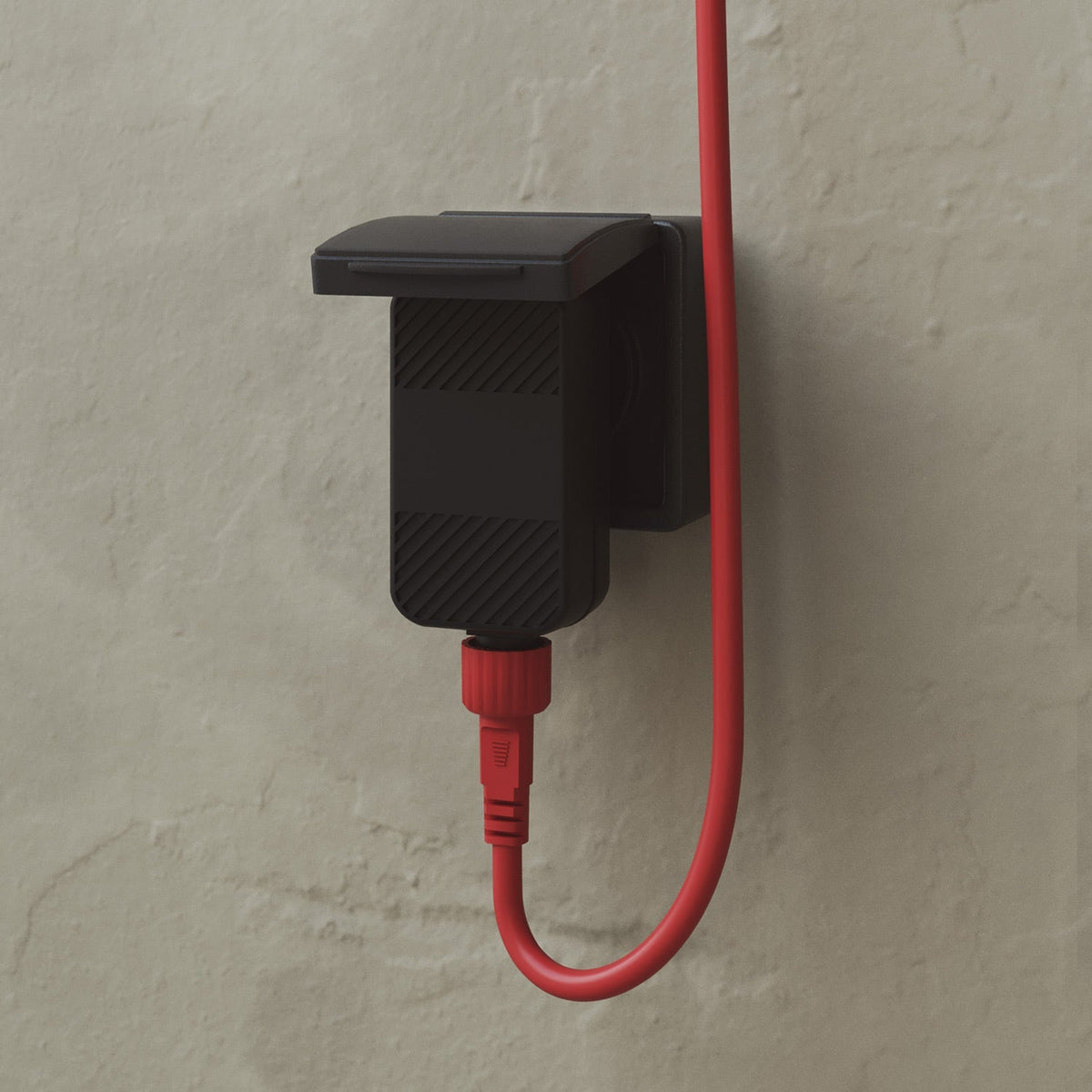 Lichterkette mit 4 Lichtpunkten für den Außenbereich IP67 Rot Seestern - Marina4 Cherry – Ansicht 5