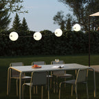 Lichterkette mit 4 Lichtpunkten für den Außenbereich IP67 Olivgrün - Marina4 Cherry – Ansicht 2