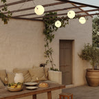 Lichterkette 6 Lichtpunkte für den Außenbereich IP67 Weiß Sand - Marina6 Cherry – Ansicht 12