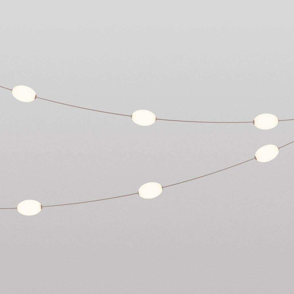 Lichterkette mit 6 Lichtpunkten für den Außenbereich IP67 Desert Brown - Marina6