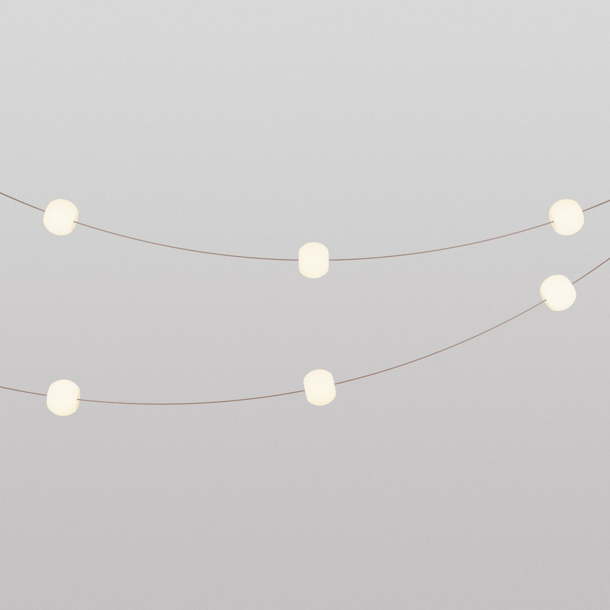 Lichterkette 6 Lichtpunkte für Außenbereich IP67 Desert Brown - Marina6 Cherry – Ansicht 9