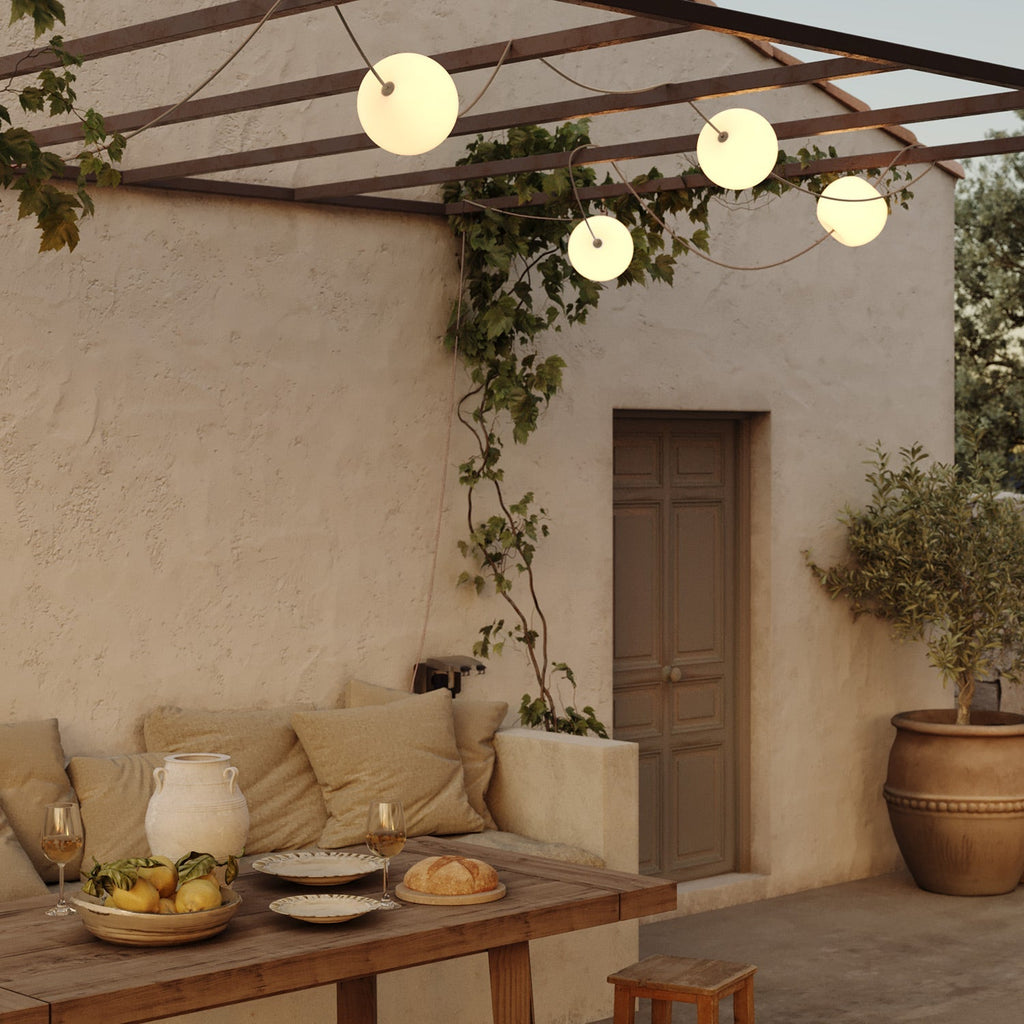 Lichterkette 6 Lichtpunkte für Außenbereich IP67 Desert Brown - Marina6 Cherry – Ansicht 12