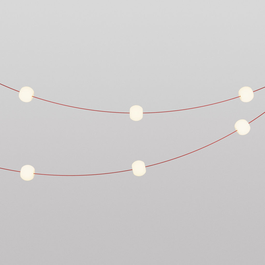 Lichterkette 6 Lichtpunkte für außen IP67 Rot Seestern Marina - Marina6 Cherry – Ansicht 9