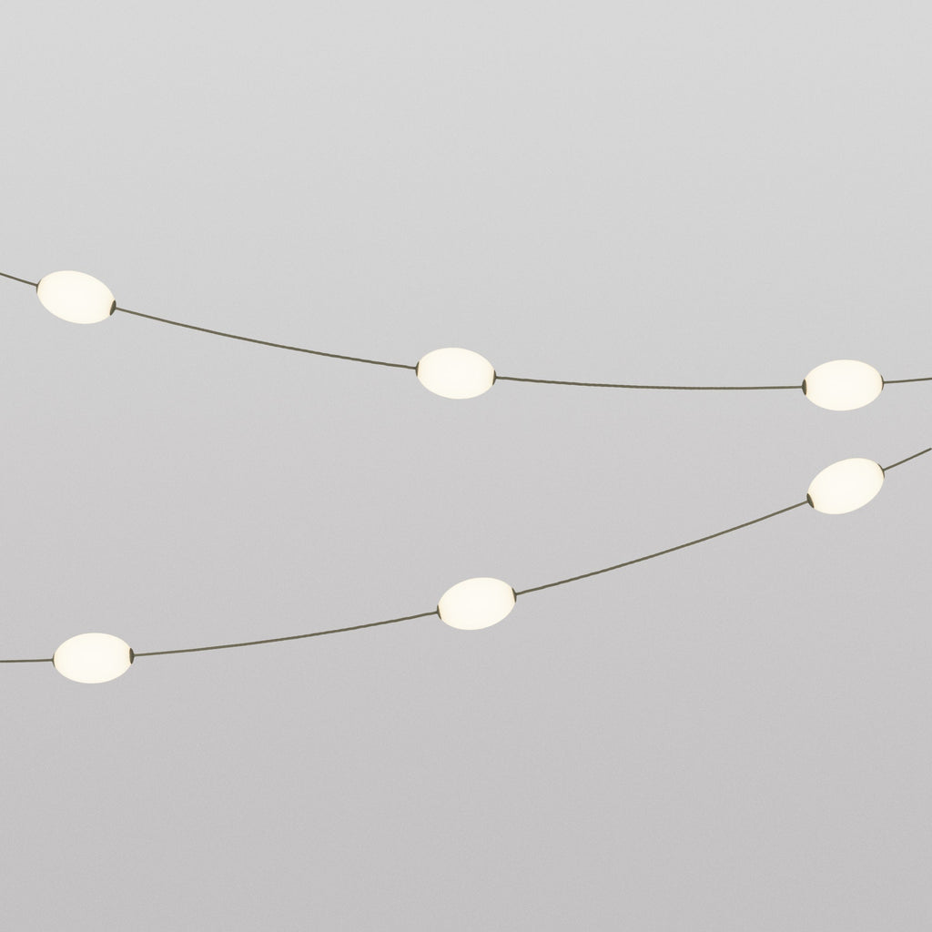 Lichterkette mit 6 Außenlampen IP67 Olivgrün – Marina6
