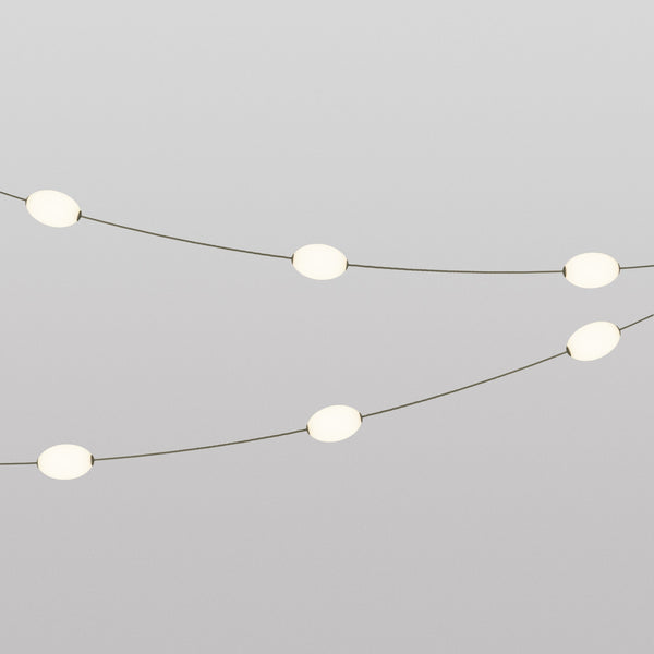 Lichterkette mit 6 Außenlampen IP67 Olivgrün – Marina6