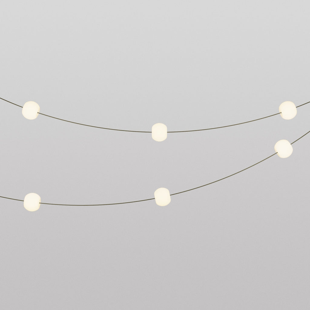 Lichterkette 6 Lichtpunkte für Außenbereich IP67 Olivgrün - Marina6 Cherry – Ansicht 9