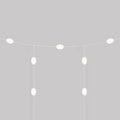 Lichterkette GRID mit 7 Lichtpunkten für außen IP67 Sandweiß – Marina GRID