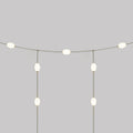 Netz-Lichterkette für den Außenbereich, 7 Lichtpunkte, IP67 Olivgrün - Marina GRID