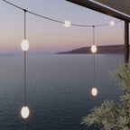 Netz-Lichterkette für den Außenbereich, 7 Lichtpunkte, IP67 Olivgrün - Marina GRID – Ansicht 3