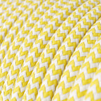 Farbkabel für Beleuchtung Maisgelb und Reinweiß ZigZag – Ansicht 2