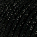 Farbkabel für Beleuchtung Schwarz-Glitzer Carbon – Ansicht 2
