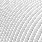 Extra-Low-Voltage-Textilkabel mit Stoffummantelung in Seidenoptik Weiß RM01 – Ansicht 2