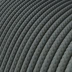 Extra-Low-Voltage-Textilkabel mit Stoffummantelung in Seidenoptik Grau RM03 – Ansicht 2