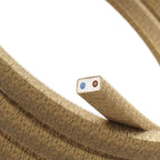Jute-ummanteltes Stromkabel für Lichterketten CN06 – Ansicht 2