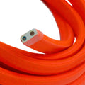 Elektrokabel mit Textilummantelung Orange Fluo CF15 für Lichterketten – Ansicht 2