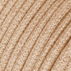 Ultrasoft-Elektrokabel aus Silikon mit Jute-Ummantelung, Neutral – RN06 rund 2x0,75 mm – Ansicht 2