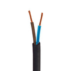 UV-beständiges elektrisches Kabel für außen, rund, mit rotem Textilgeflecht SM09 – kompatibel mit Eiva Outdoor IP65 – Ansicht 5