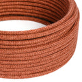 Leuchtkabel aus Jute – Orange-Ton (Arancione Argilla)
