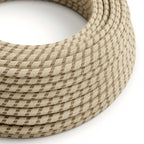 Textilkabel Corteccia und Beige Stripes