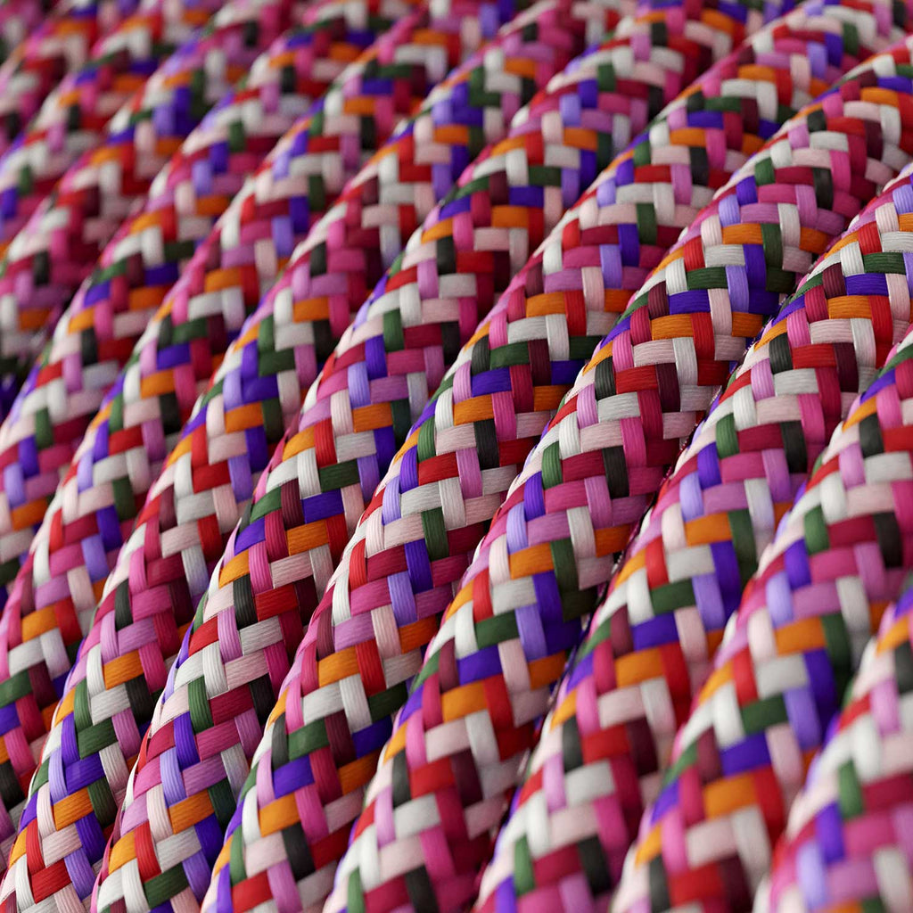 Textilkabel für Beleuchtung Pixel Palette Fuchsia – Ansicht 2