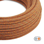 Textilkabel flach Indian summer Baumwolle – Ansicht 2