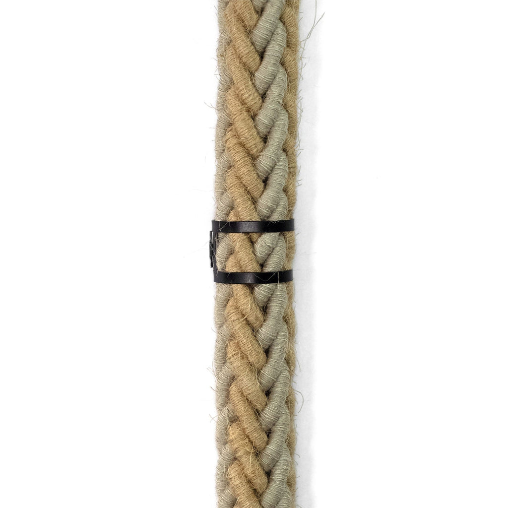 Metall-Kabelhalter-Clip für 24 mm Kordel – Schwarz – Ansicht 2