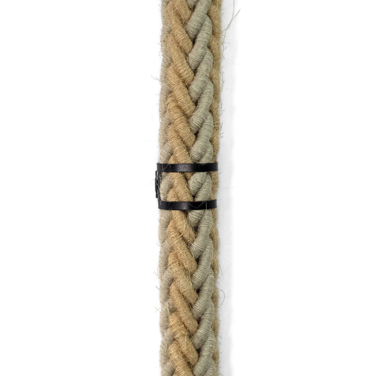Metall-Kabelhalter-Clip für 24 mm Kordel – Schwarz – Ansicht 2