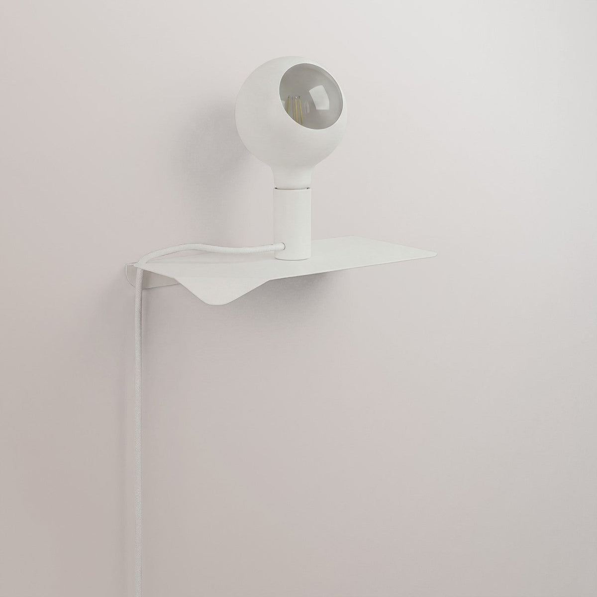 Combo Camo – Lampe mit Regal – Weiß – Ansicht 3