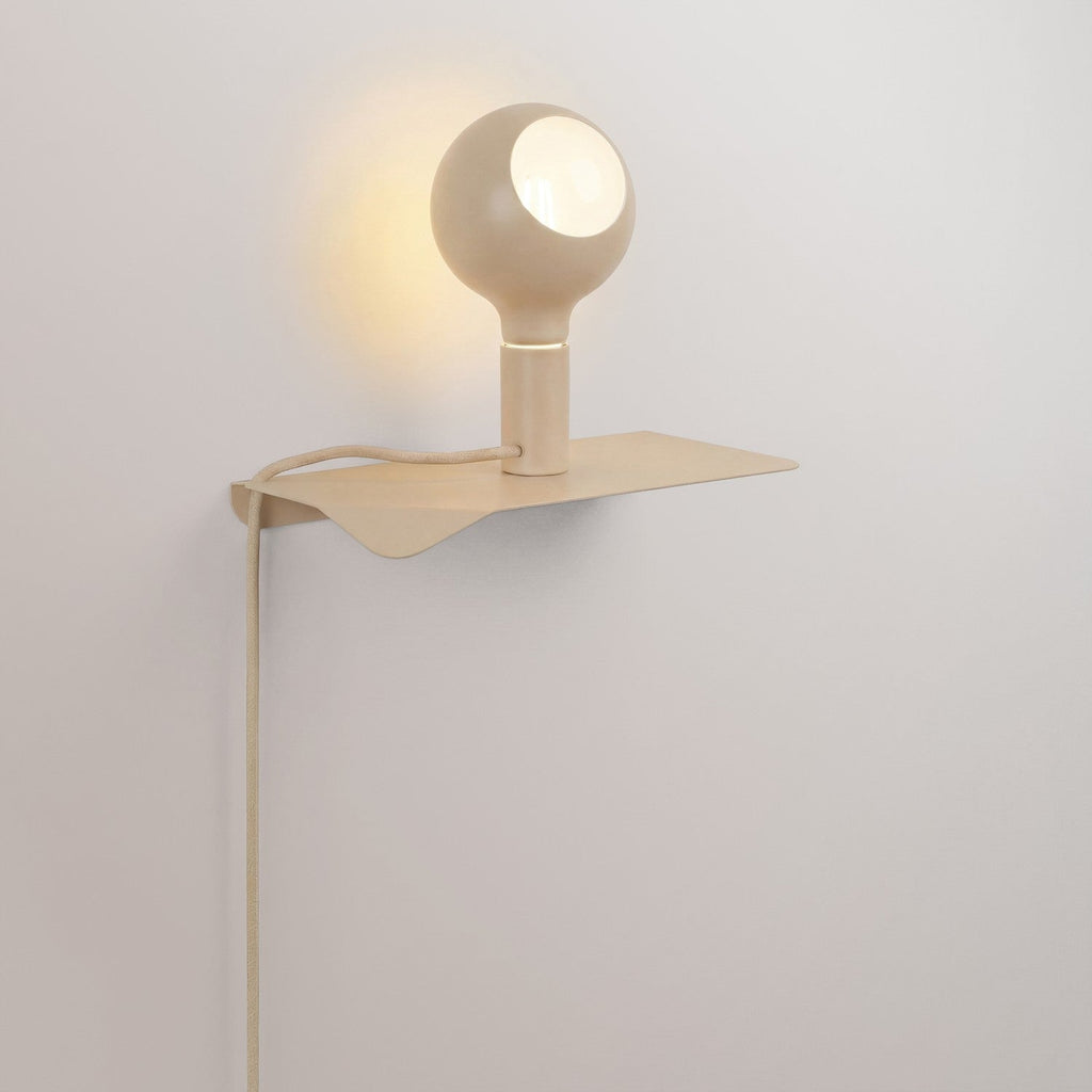 Combo Camo – Lampe mit Regal – Creme