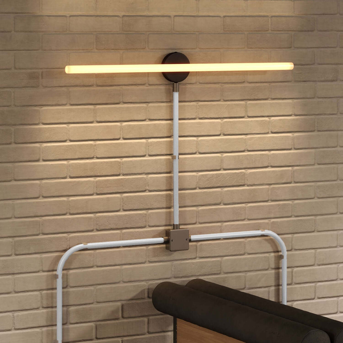 Creative-Tube, Durchmesser 20 mm, mit Stoff in Seidenoptik RM01 Weiß ummantelt, flexible Textilummantelte Kabelkanäle – Ansicht 3