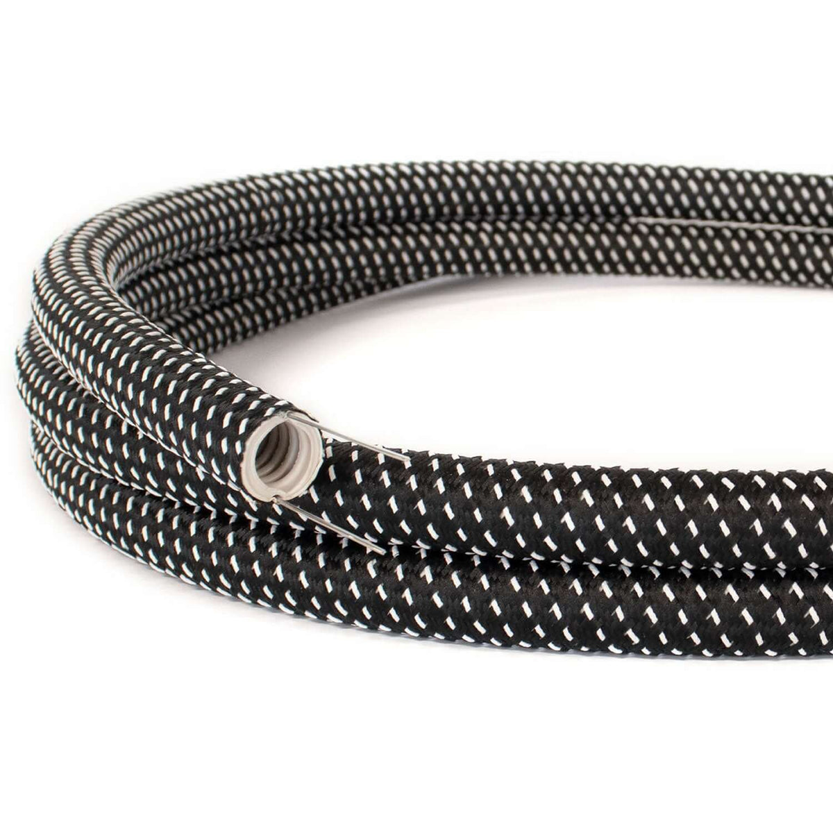 Creative-Tube, Durchmesser 20 mm, mit Stoff RT41, 3D-Sterneffekt überzogen, flexible Kabelkanalführung
