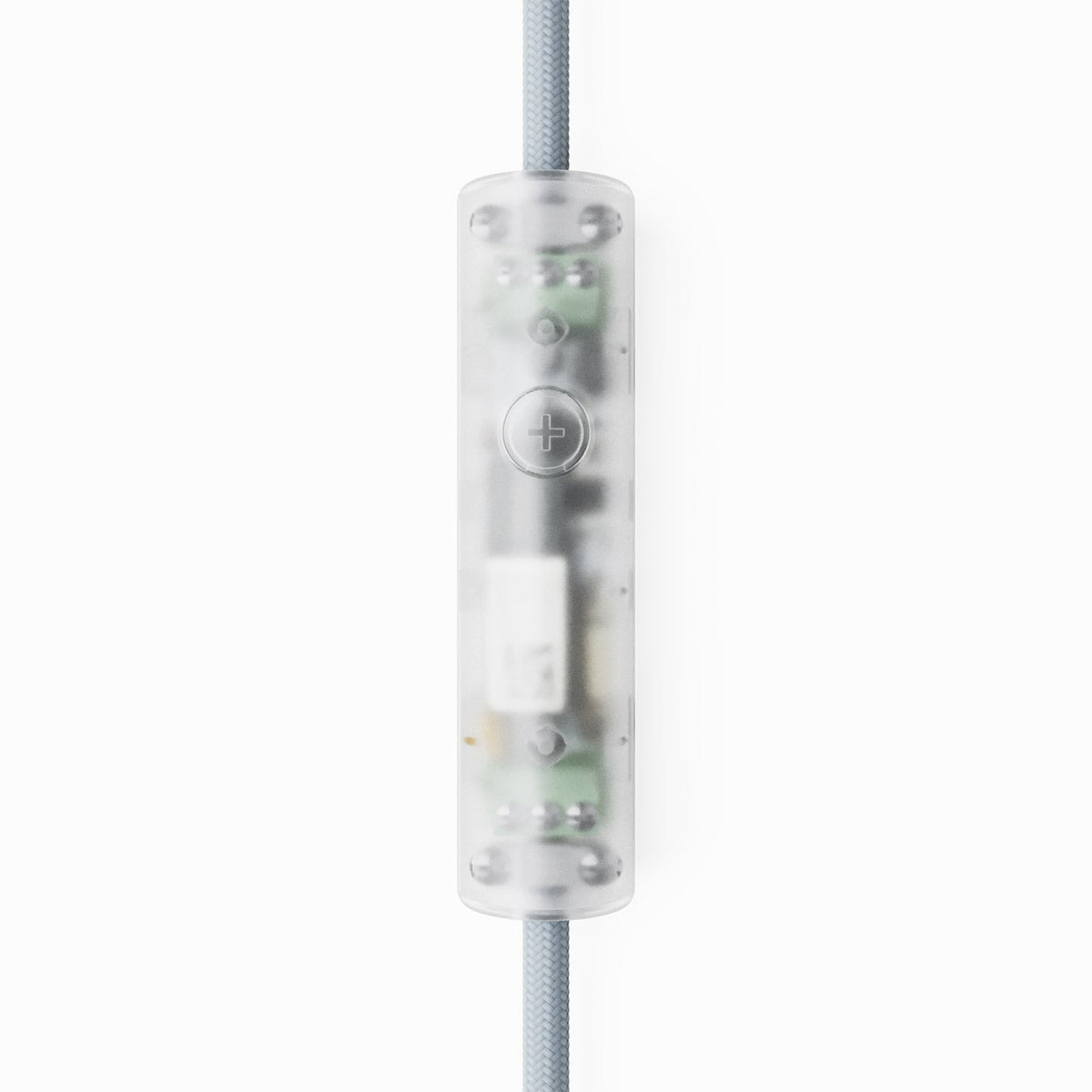 Universaldimmer mit Tastfunktion und Erdungsanschluss für Glühbirnen und dimmbare LEDs – Transparent