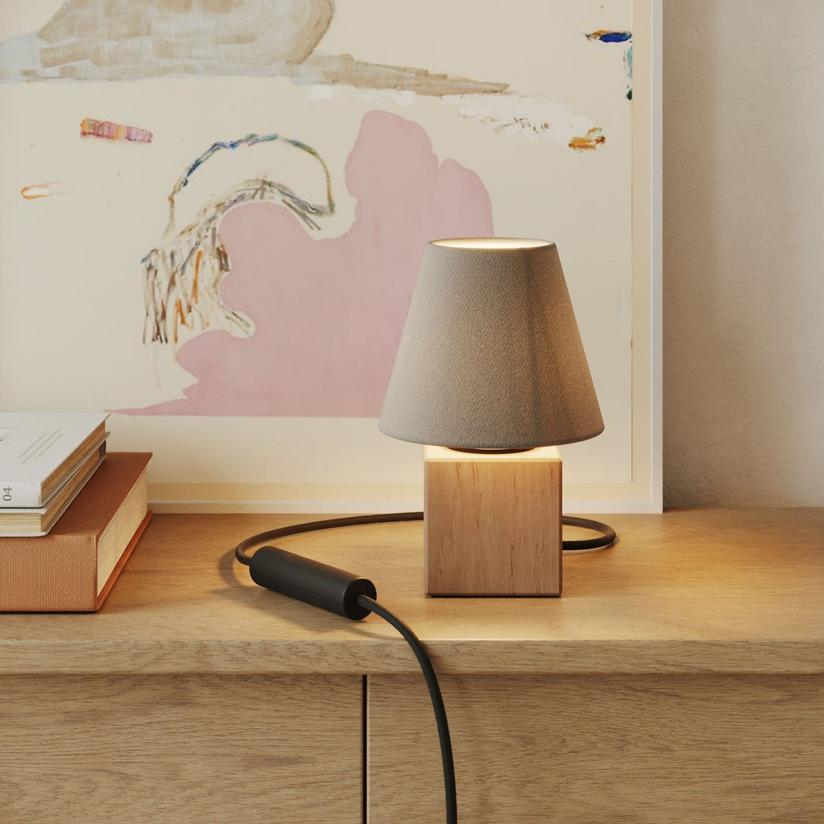 Universaldimmer mit Drucktaster für Glüh- und dimmbare LED-Lampen - Schwarz – Ansicht 4