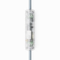 Universaldimmer mit Druckknopf für Glühlampen und dimmbare LED-Lampen – Transparent