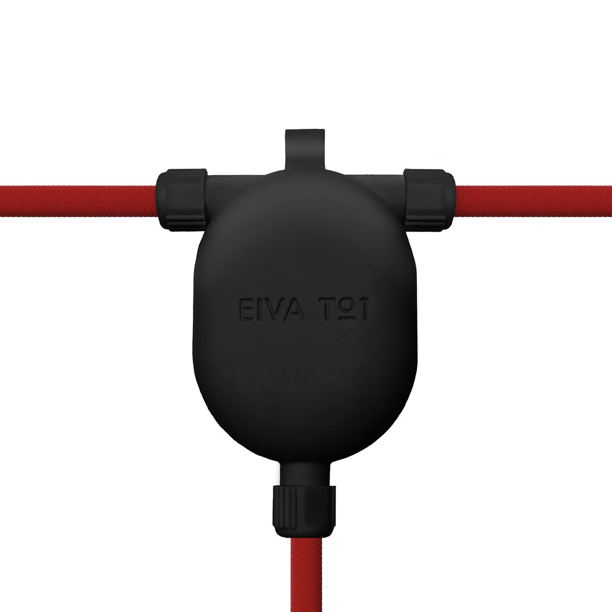 EIVA-3 3-Wege-Verbindungsstück IP65 für den Außenbereich – Modulair-System – Schwarz