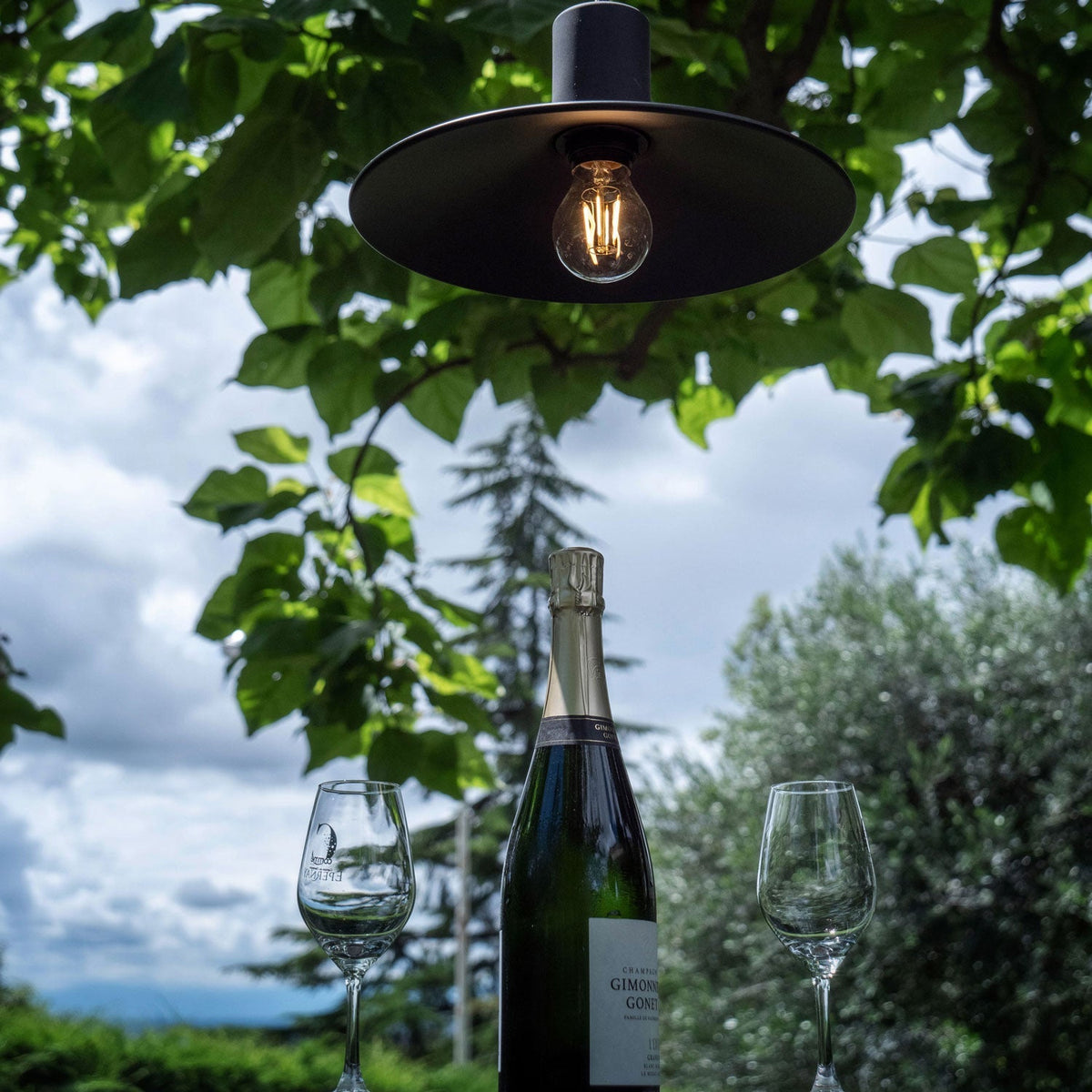 EIVA ELEGANT IP65 Außen-Lampenfassungs-Kit aus Silikon für E27-Schirm – Modulair System – Weiß – Ansicht 4