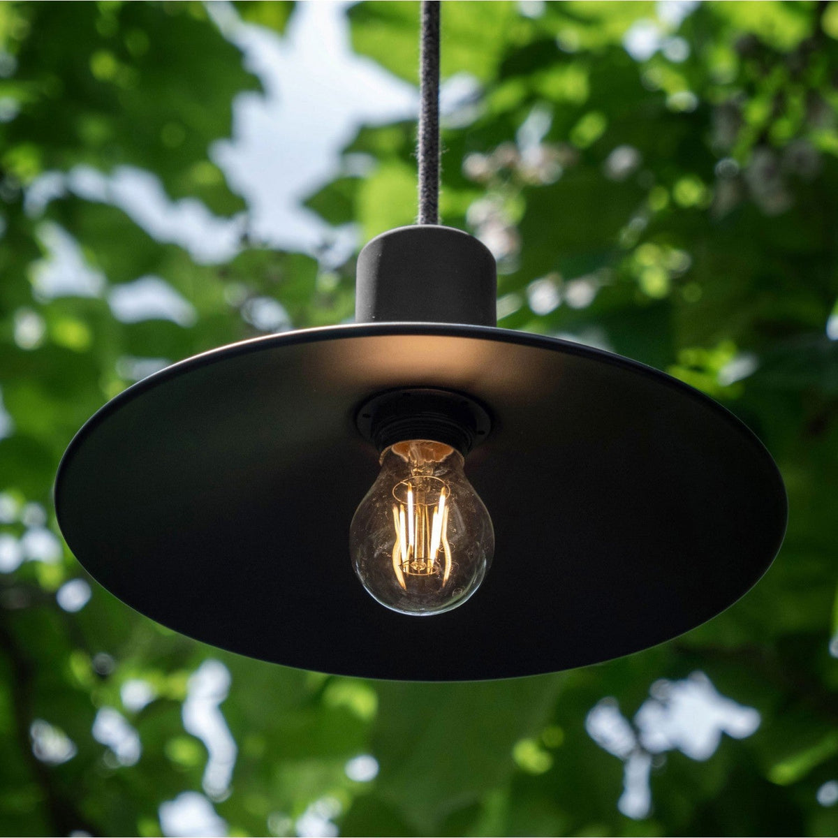 EIVA ELEGANT Lampenfassungs-Kit IP65 Outdoor aus Silikon für Lampenschirme E27 – Modulair-System – Schwarz – Ansicht 2