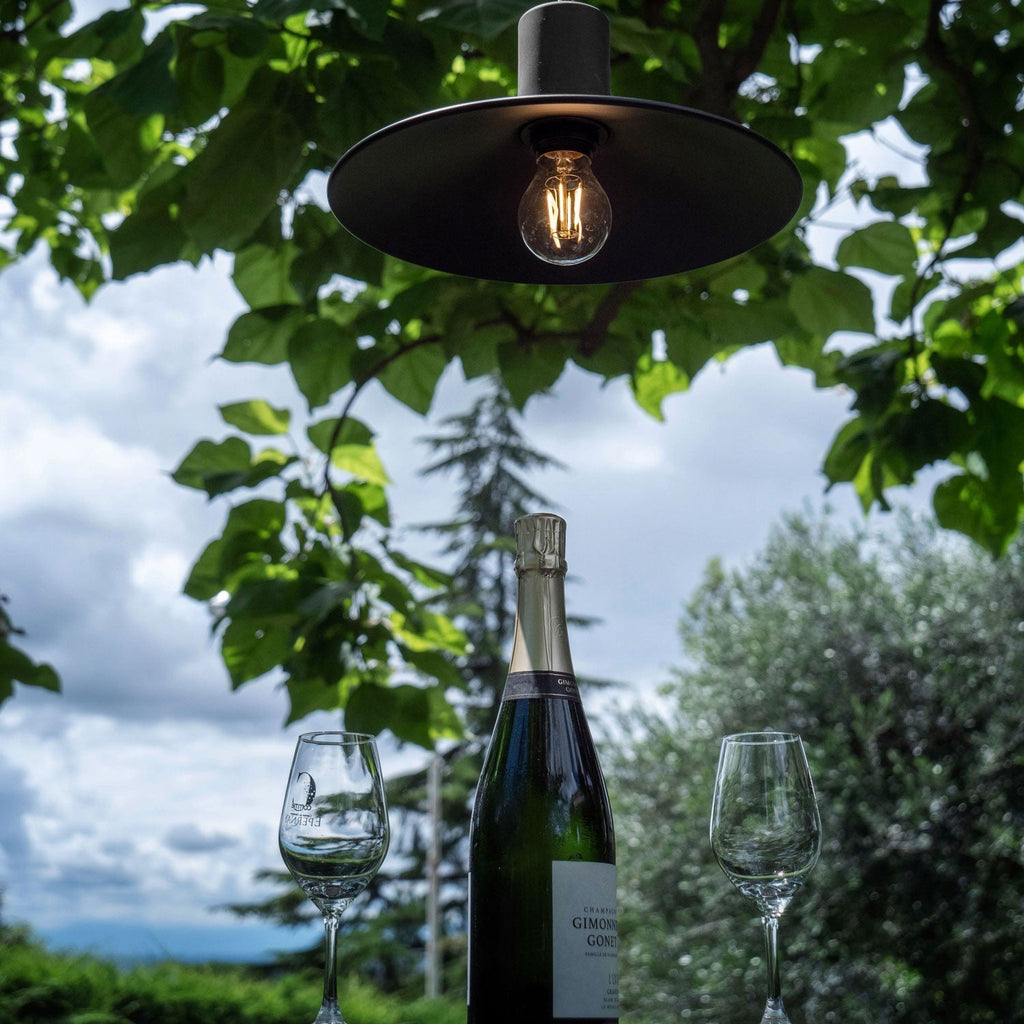 EIVA ELEGANT Lampenfassungs-Kit IP65 Outdoor aus Silikon für Lampenschirme E27 – Modulair-System – Schwarz – Ansicht 3