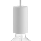 EIVA ELEGANT, Lampenfassung-Kit für Außenbereich E27 IP65 aus Silikon für Modulair-System - Weiß