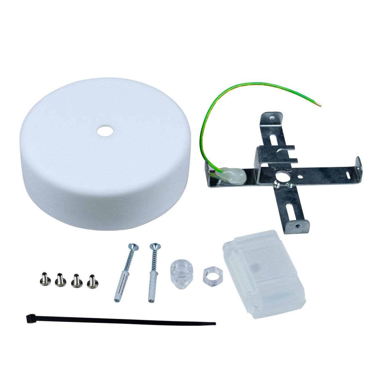 EIVA Baldachin-Kit aus Soft-Touch Silikon für den Außenbereich IP65 - Modulair-System - Weiß – Ansicht 3