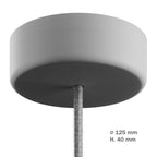 EIVA Baldachin-Kit aus Soft-Touch Silikon für den Außenbereich IP65 - Modulair-System - Weiß – Ansicht 5