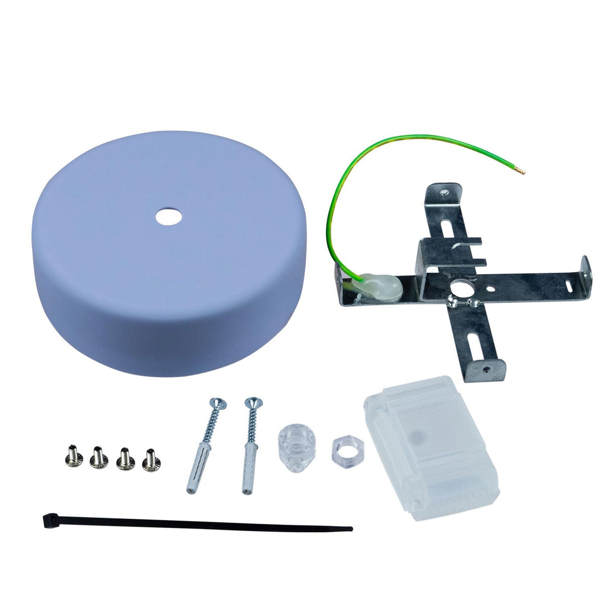 EIVA Silikon-Baldachin-Kit Soft Touch für Außen IP65 – Modulair System – Zuckerpapier-Blau – Ansicht 3