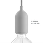 EIVA PASTEL Kit E27 Außenfassung IP65 aus Silikon - Modulair-System - Senfgelb – Ansicht 8