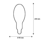 SEGULA LED Ellipse High Brightness klar – E27, 14 W, 2.700 K, dimmbar – Bild 3