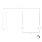 F-Snake Modulair Tragbare Außenlampe IP65 mit 2 Lichtern – Wiesengrün – Ansicht 5
