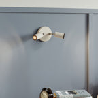 Fermaluce mit 2 verstellbaren Mini Spots GU1d0 - Mattweiß – Ansicht 3