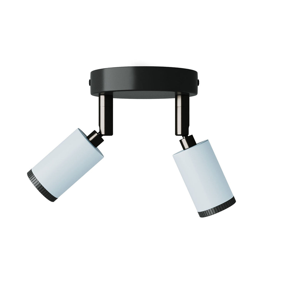 Fermaluce mit 2 verstellbaren Mini-Spotlights GU1d0 – Zuckerpapier-Blau