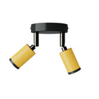 Fermaluce mit 2 schwenkbaren Mini-Spotlights GU1d0 – Senfgelb